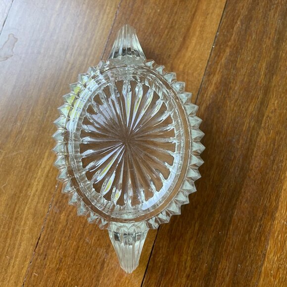 Anchor Hocking Glass Queen Mary Clear Open Sugar Bowl - Picture 4 of 6